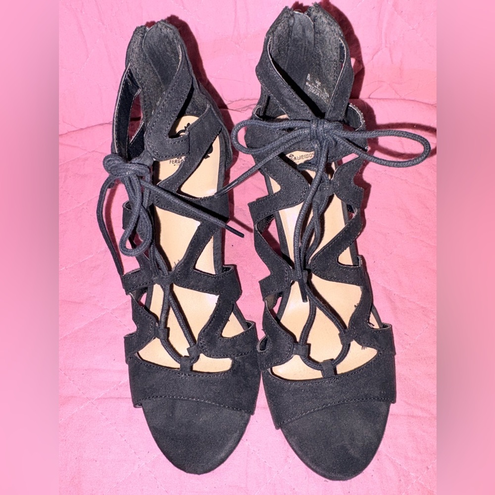 Black Strappy Women's Sandals